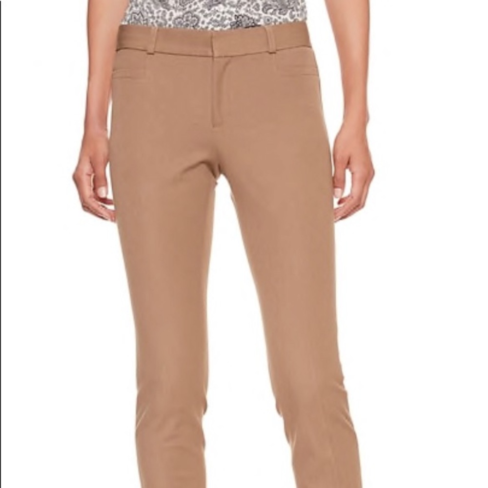 Banana Republic Khaki Sloan Slim Ankle Pant
